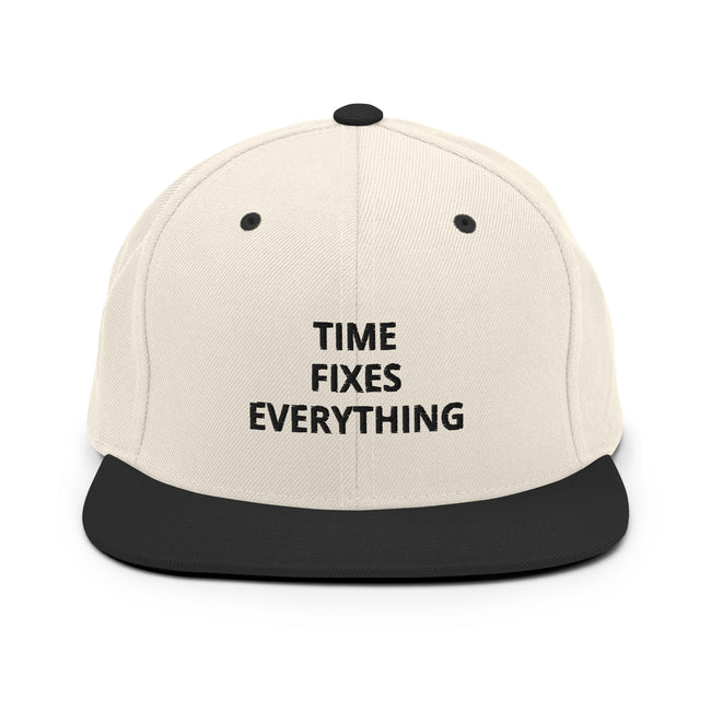 TFE Snapback Hat (Black text)