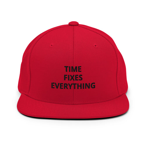 TFE Snapback Hat (Black text)