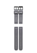 Bracelet en cuir véritable gris 