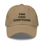 TFE Dad Cap (Black text) - Khaki