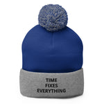 TFE Pom-Pom Beanie (Black text)