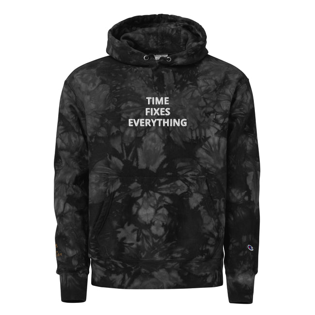 TFE Unisex Champion tie-dye hoodie