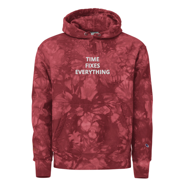 TFE Unisex Champion tie-dye hoodie