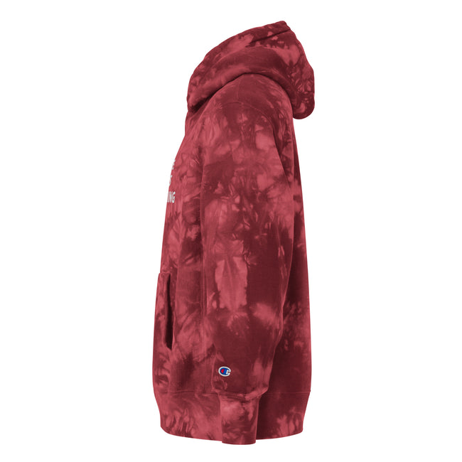 TFE Unisex Champion tie-dye hoodie