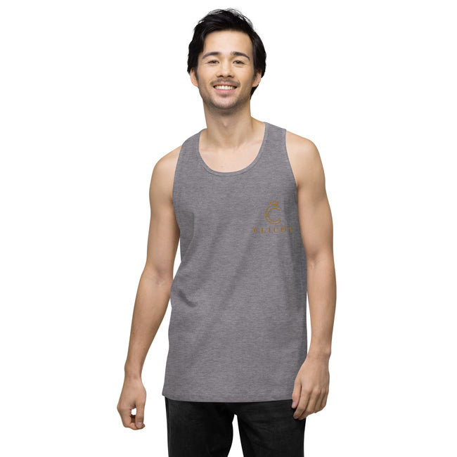 Débardeur premium homme (Broderie)