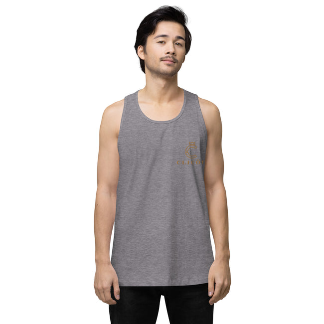 Débardeur premium homme (Broderie)