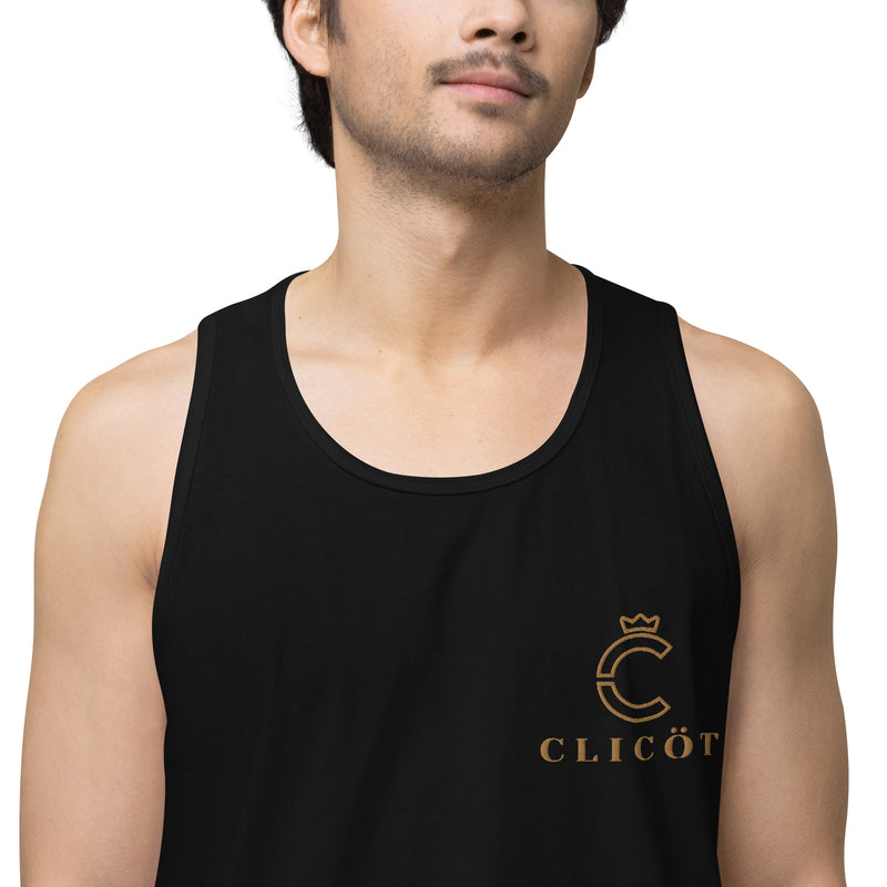Men’s premium tank top (embroidery)
