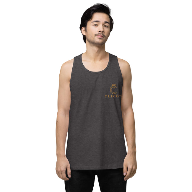 Débardeur premium homme (Broderie)