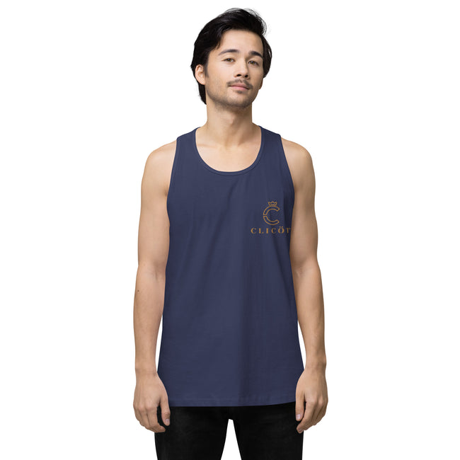 Débardeur premium homme (Broderie)