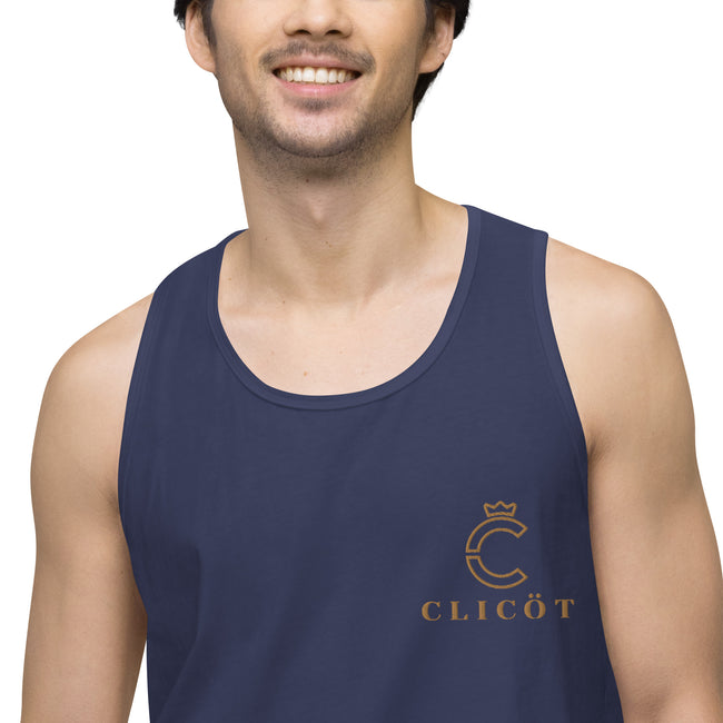 Débardeur premium homme (Broderie)