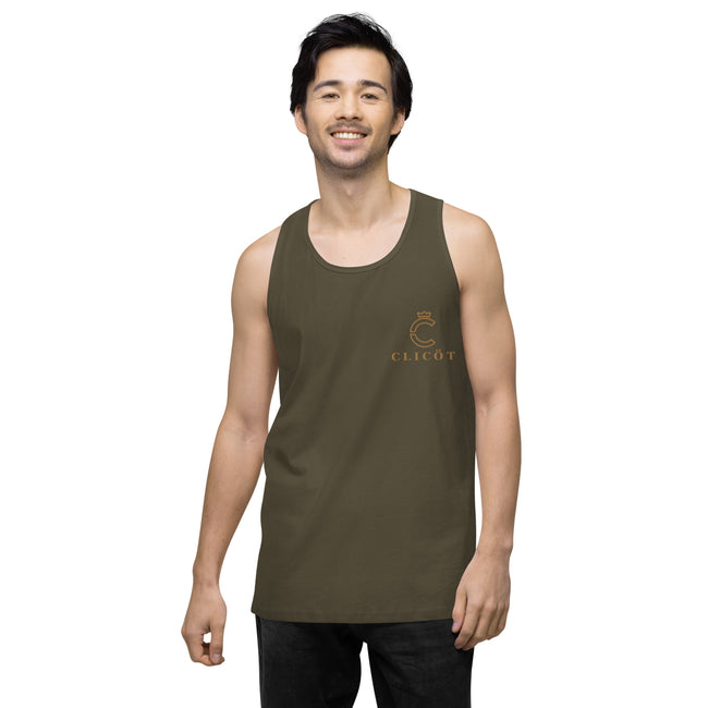 Débardeur premium homme (Broderie)