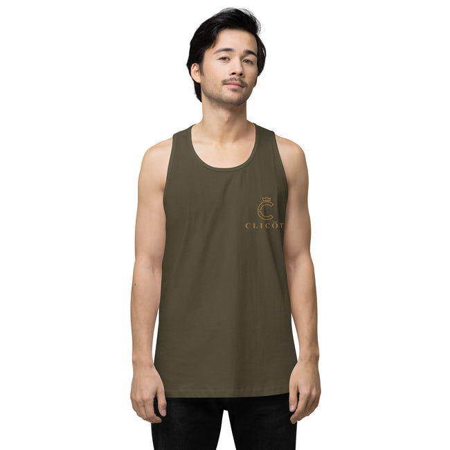 Débardeur premium homme (Broderie)