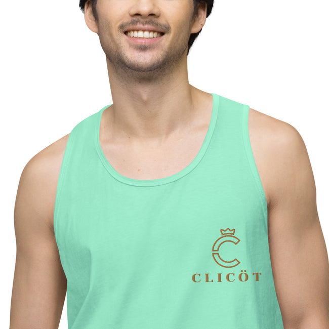 Débardeur premium homme (Broderie)