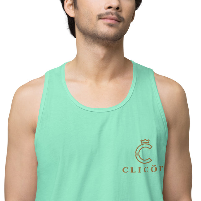 Débardeur premium homme (Broderie)