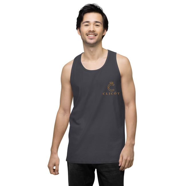 Débardeur premium homme (Broderie)
