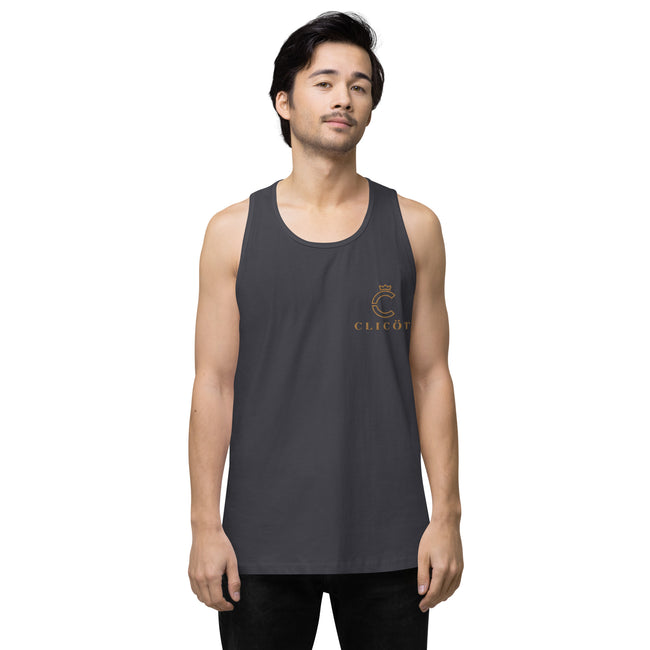 Débardeur premium homme (Broderie)