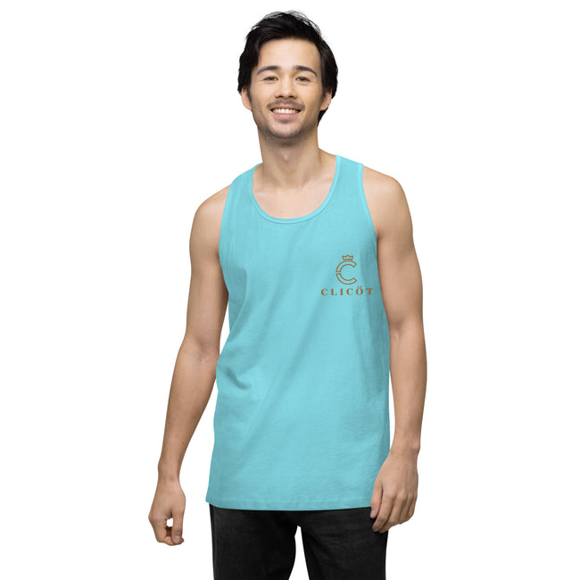 Débardeur premium homme (Broderie)