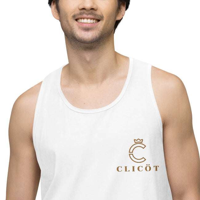 Débardeur premium homme (Broderie)