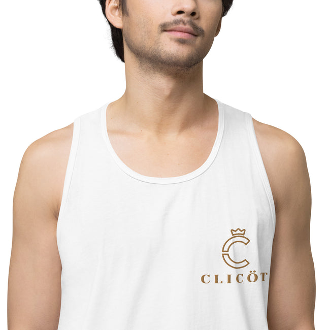 Débardeur premium homme (Broderie)