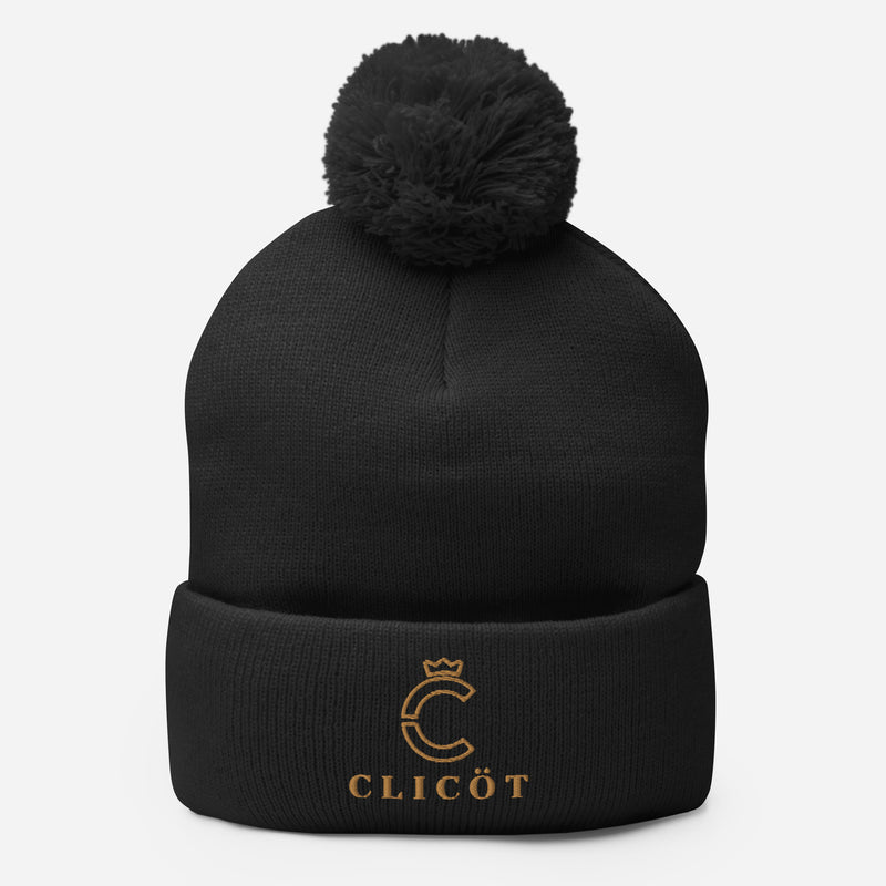 Pom-Pom Beanie (embroidery)