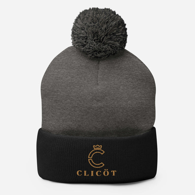 Pom-Pom Beanie (embroidery)