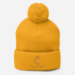 Pom-Pom Beanie (embroidery)