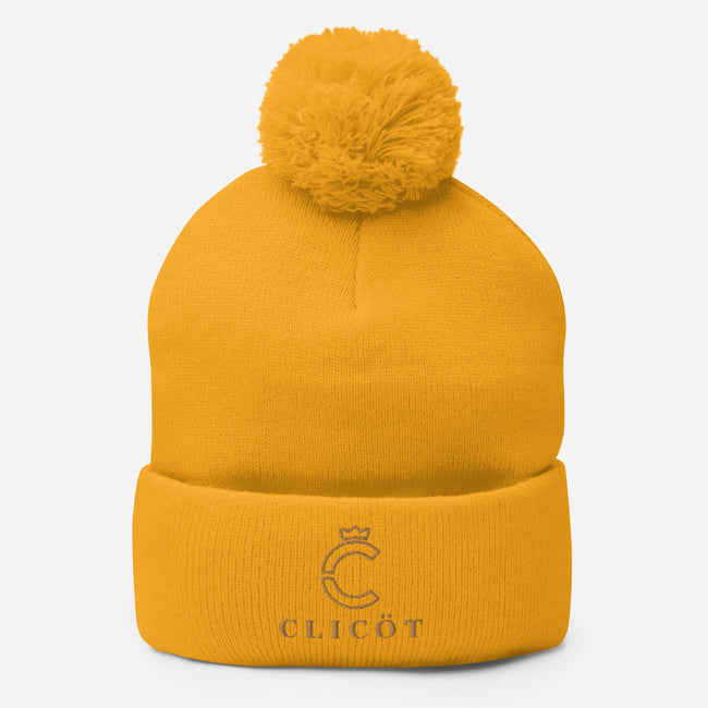 Pom-Pom Beanie (embroidery)