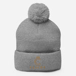 Pom-Pom Beanie (embroidery)
