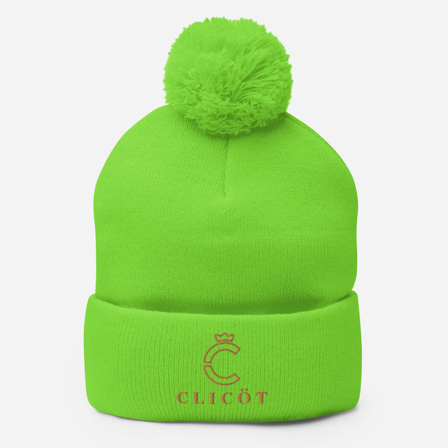 Pom-Pom Beanie (embroidery)