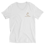 Unisex Short Sleeve V-Neck T-Shirt (embroidery)