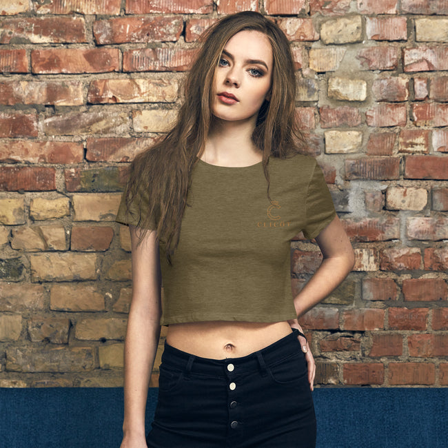 Women’s Crop Tee (embroidery)
